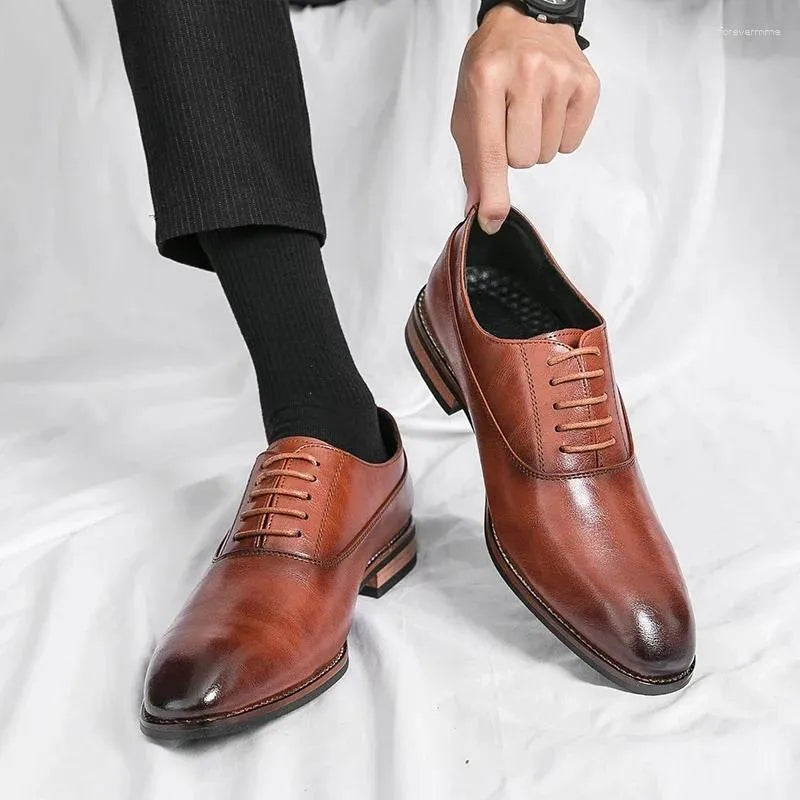 Guillaumo | Klassieke Oxford-schoen met ronde neus