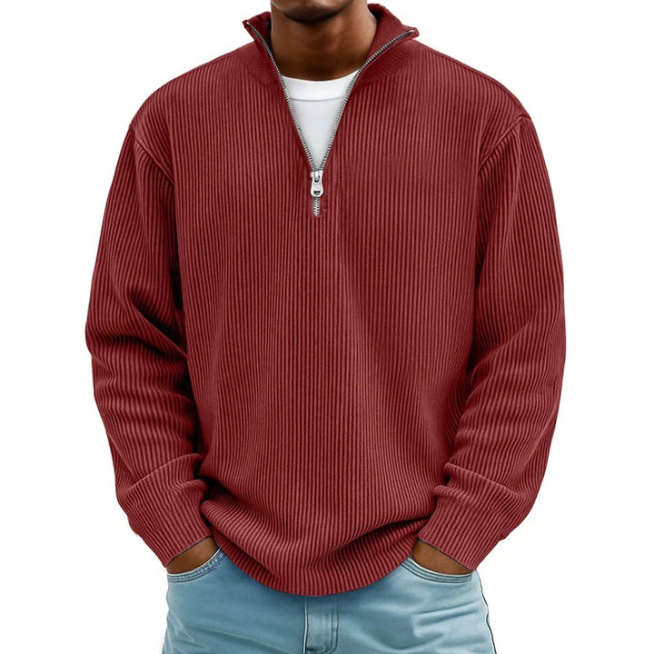 Calixto | Loose-fit half-zip sweatshirt