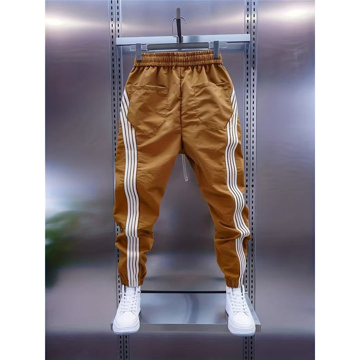 Daan | Striped Joggers with Elasticated Ankles
