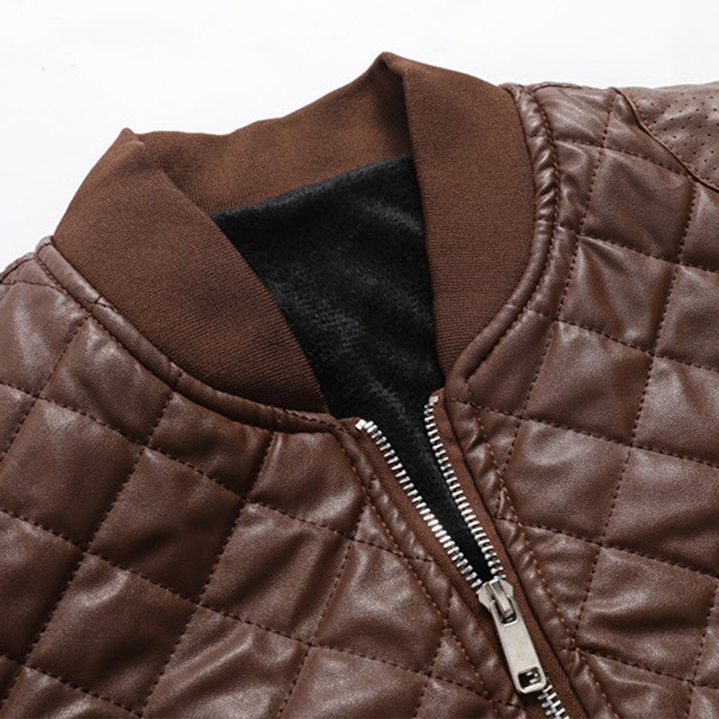Corentin | Diamantgequilt bikerjas voor heren