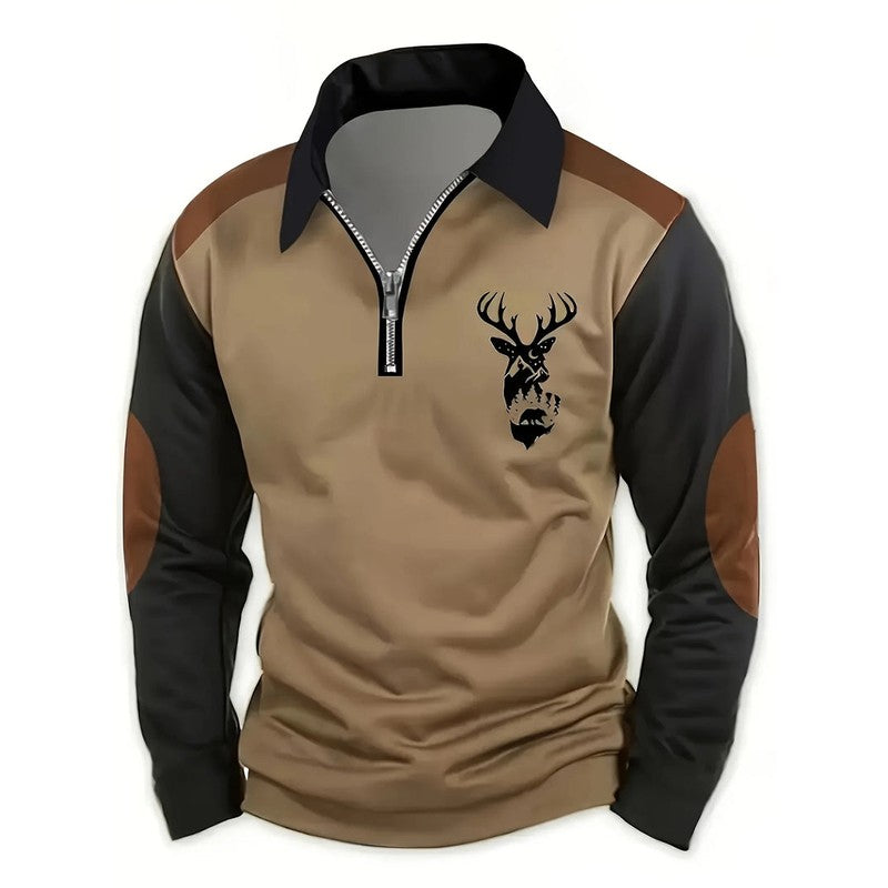 Jasper | Gestructureerde Quarter-Zip Trui