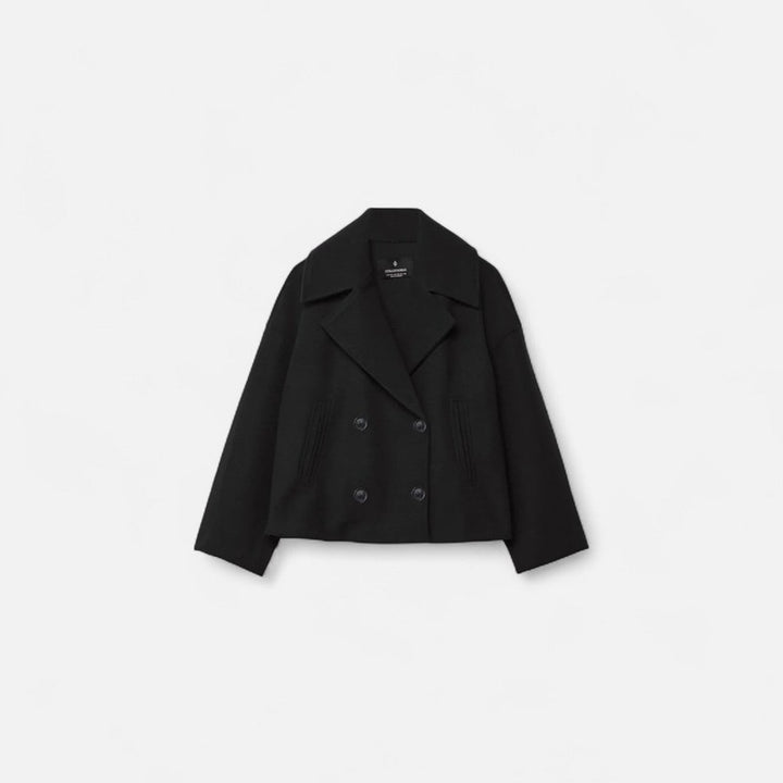Damenjacke | Taillierte kurze Jacke mit Revers