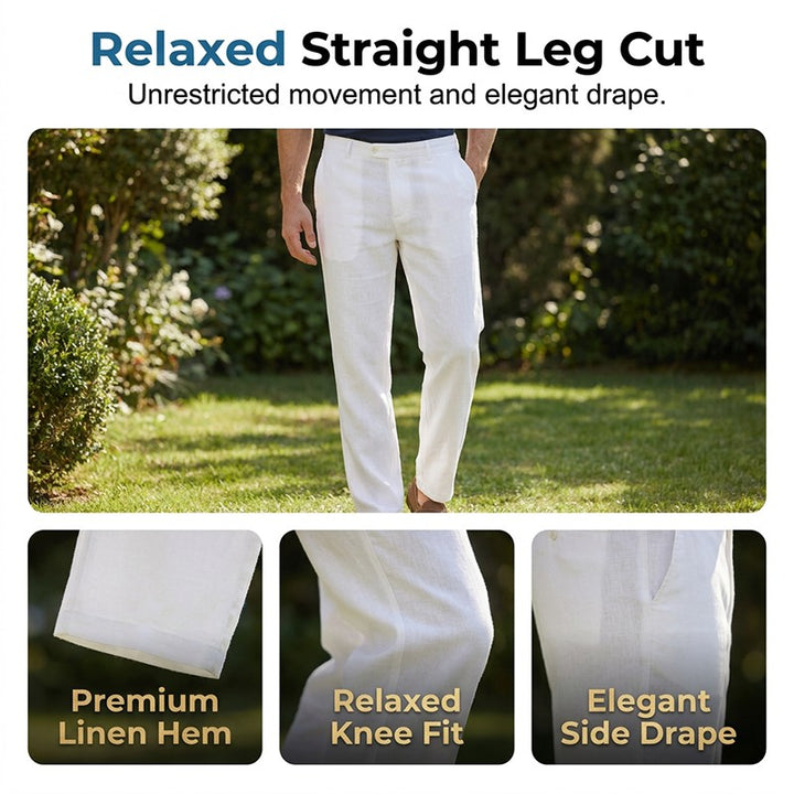 Sebastian | Legere Herren-Hose mit geradem Bein