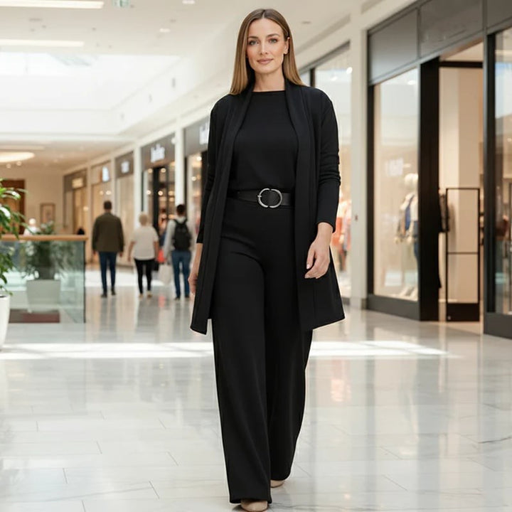Madeline | Fato feminino elegante de perna larga