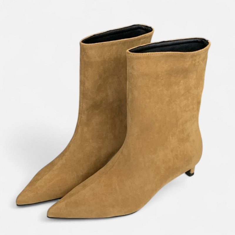 Fien | bottines à bout pointu et talon kitten