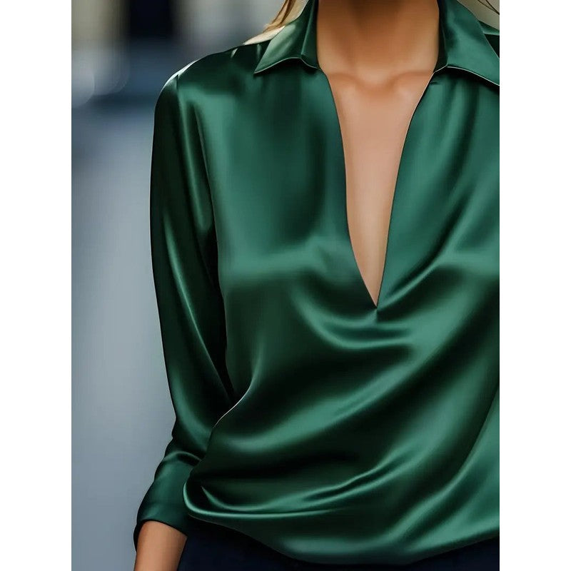 Sophie | Diepe V-hals Blouse