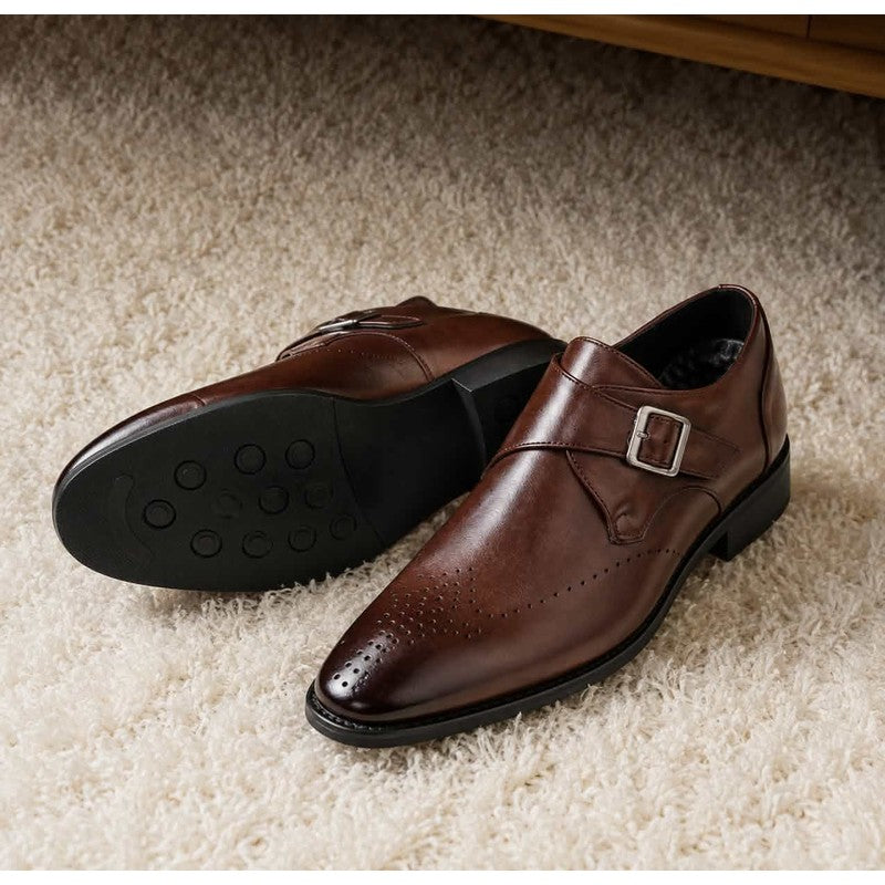 Heren Gespschoen met Broguedetails