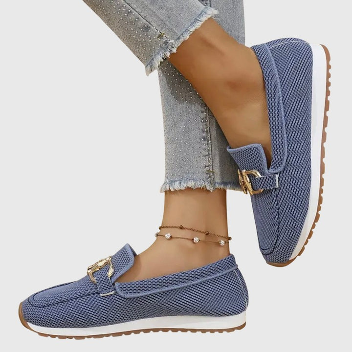 Susana | Mocassins à enfiler avec ornements dorés