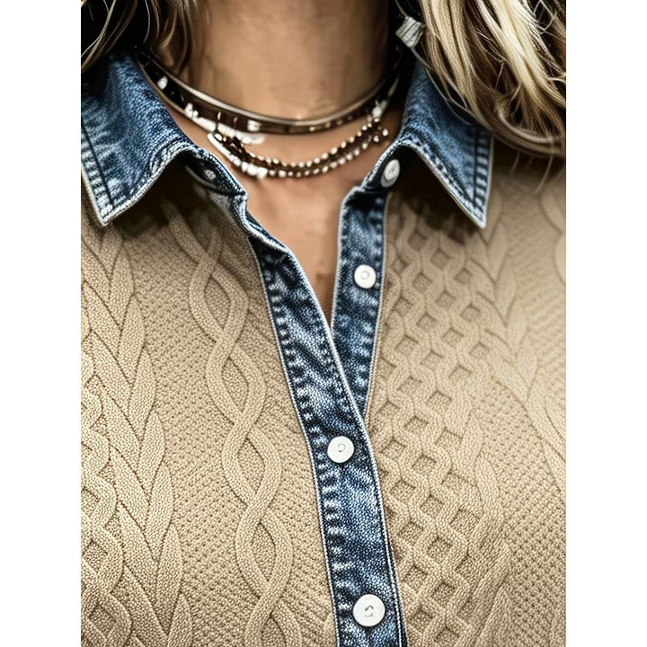 Elise | -Accent Lange Mouwen Shirt