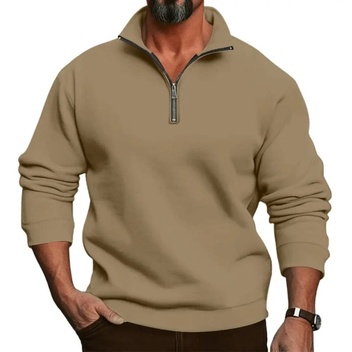 Reymond | Stijlvolle quarter-zip met ribbels