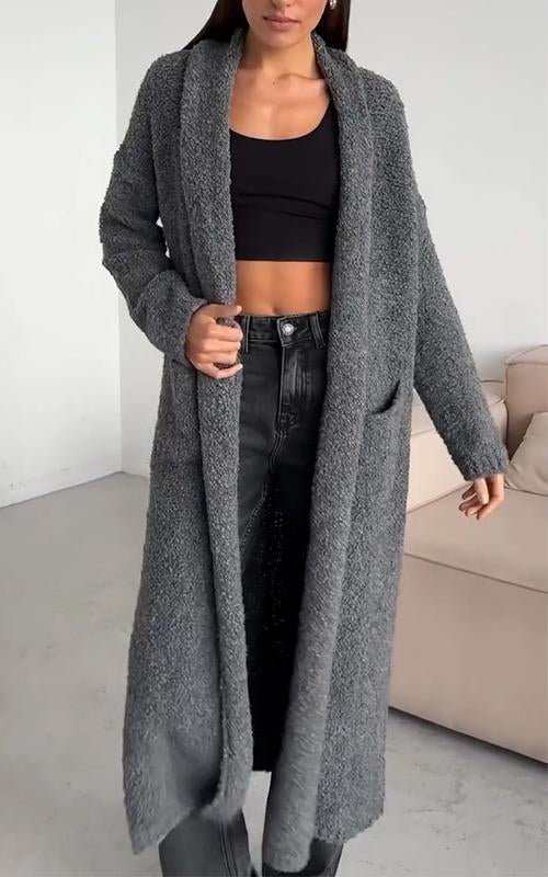 Cornelia | Long gilet en maille ouvert