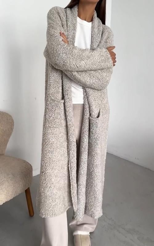 Cornelia | Long gilet en maille ouvert