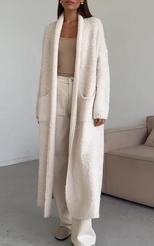 Cornelia | Long gilet en maille ouvert