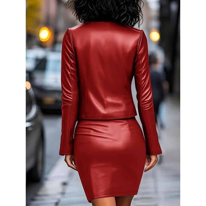 Vivienne | Bodycon Set met Cropjas en Jurk