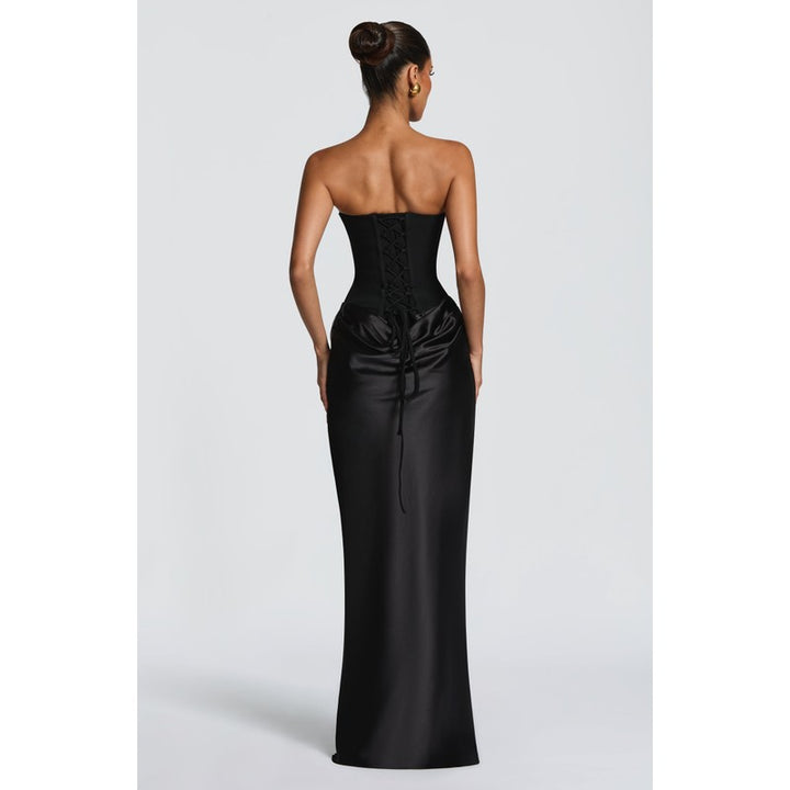 Vrouwen | Gedrapeerde Maxi Jurk