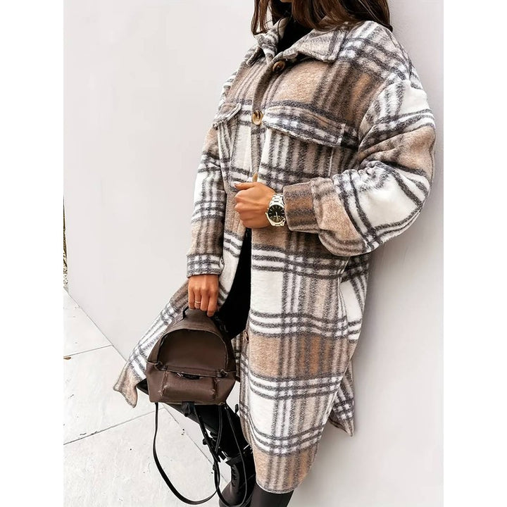 Elline | Chaqueta holgada de cuadros