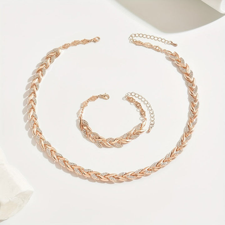 Juliette | Set met ketting en armband in vissenstaartmotief
