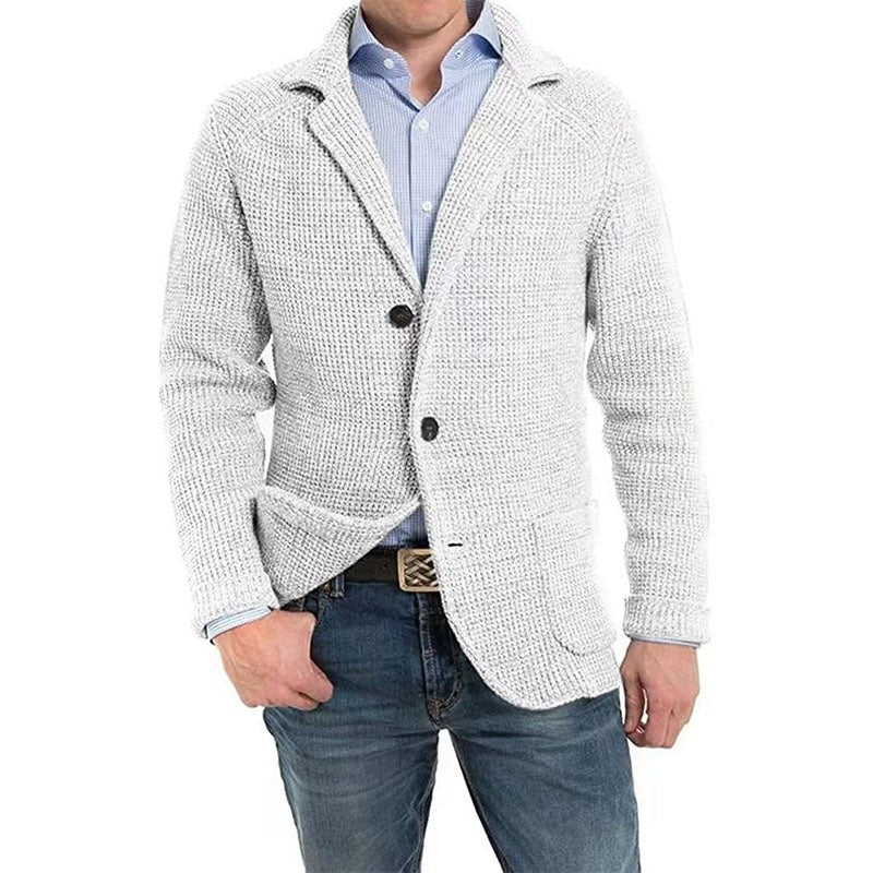 Homens | Blazer com lapelas entalhadas