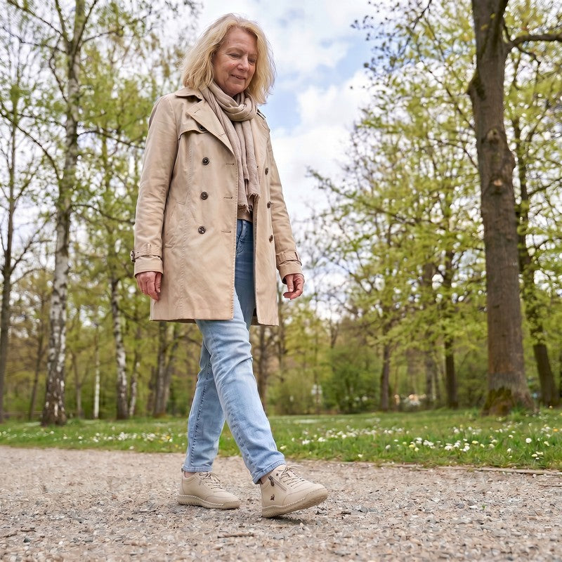 Amélie | Orthopädische Sneaker mit seitlichem Reißverschluss
