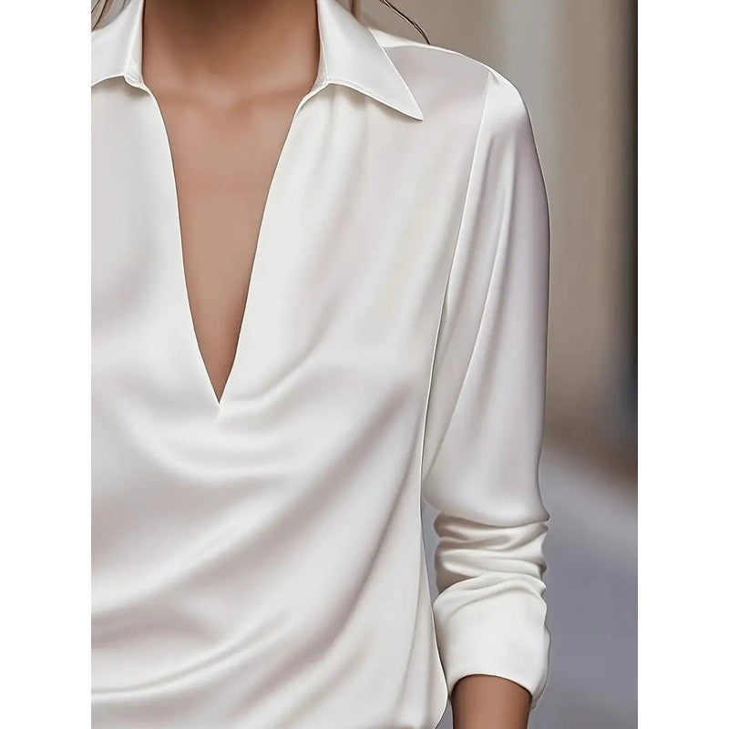 Sophie | Diepe V-hals Blouse