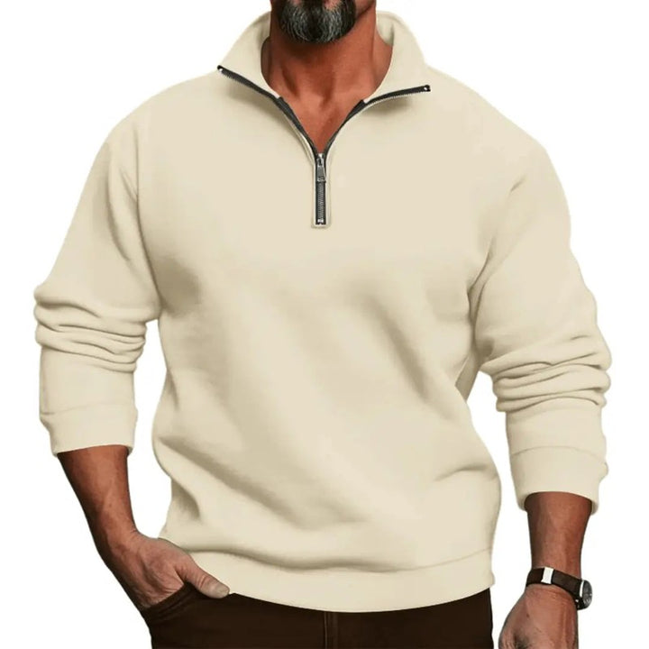 Reymond | Stijlvolle quarter-zip met ribbels