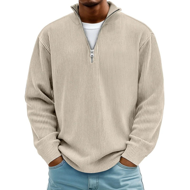Calixto | Loose-fit half-zip sweatshirt