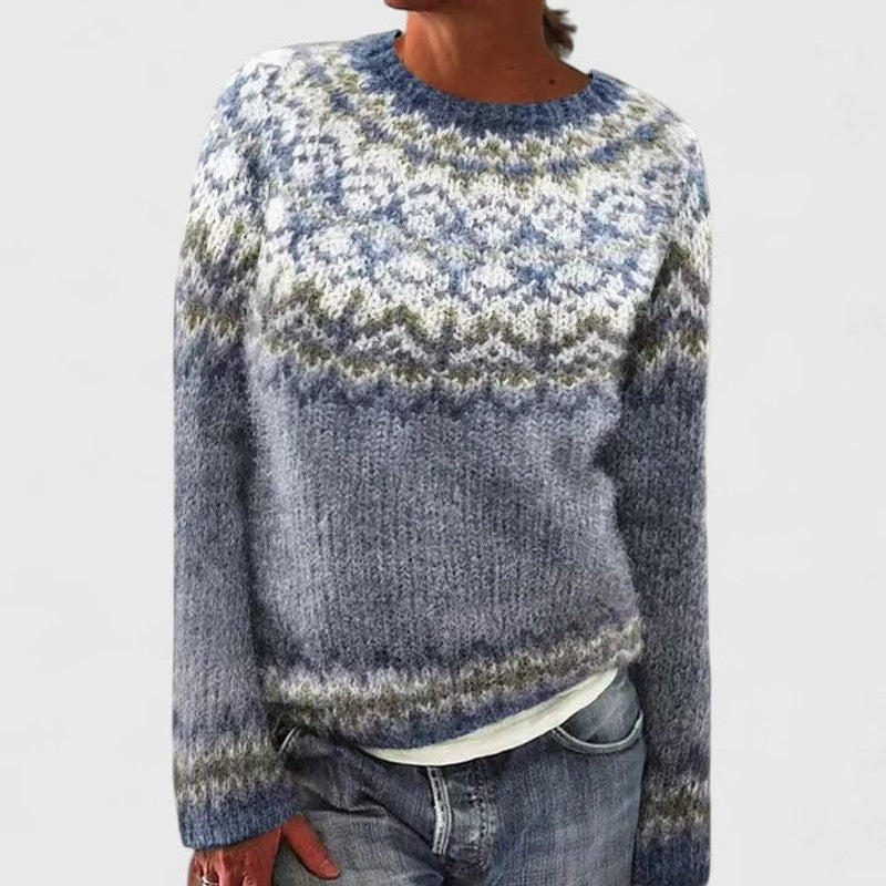Yvanderrah | Fair Isle Motief Met Ronde Hals Trui