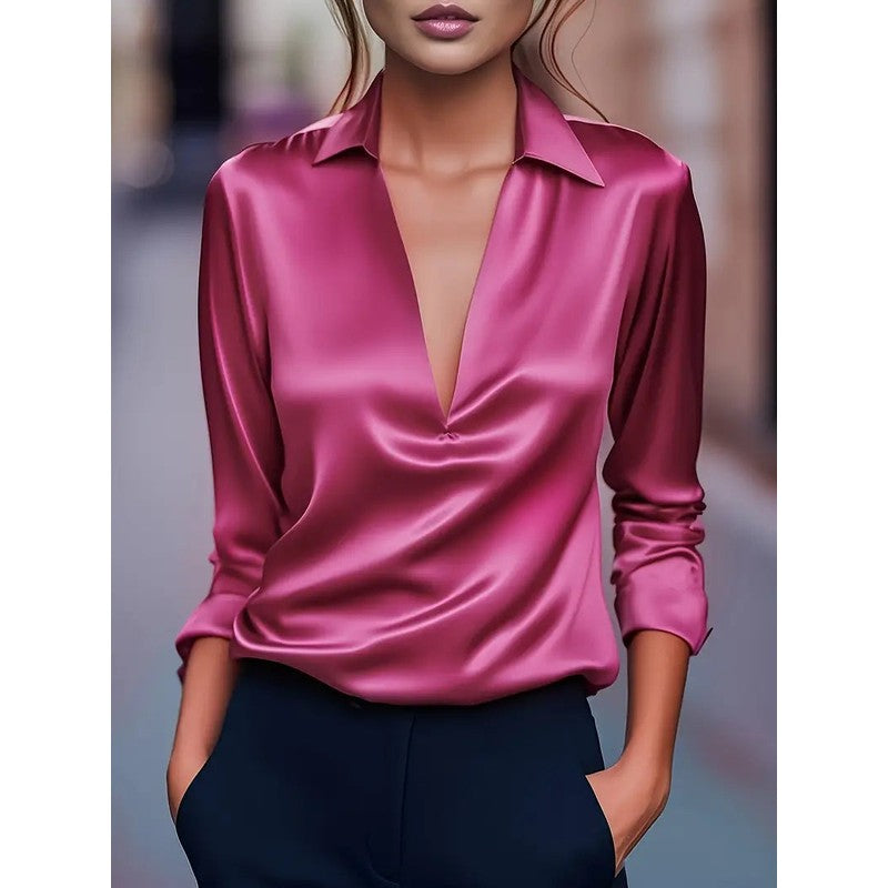 Sophie | Diepe V-hals Blouse