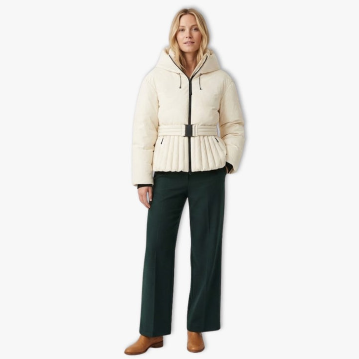 Vrouwen | Gequiltde Peplum Winterjas