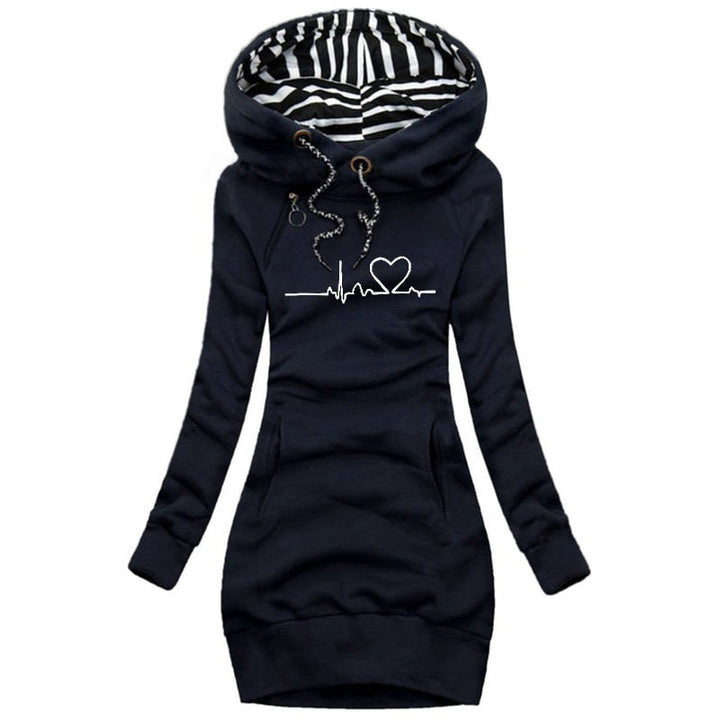 Jaëlle Hoodie Jurk met Capuchon