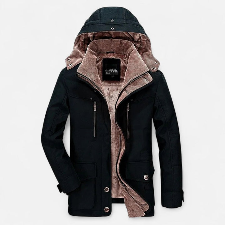 Hombre | Parka gruesa acolchada con capucha