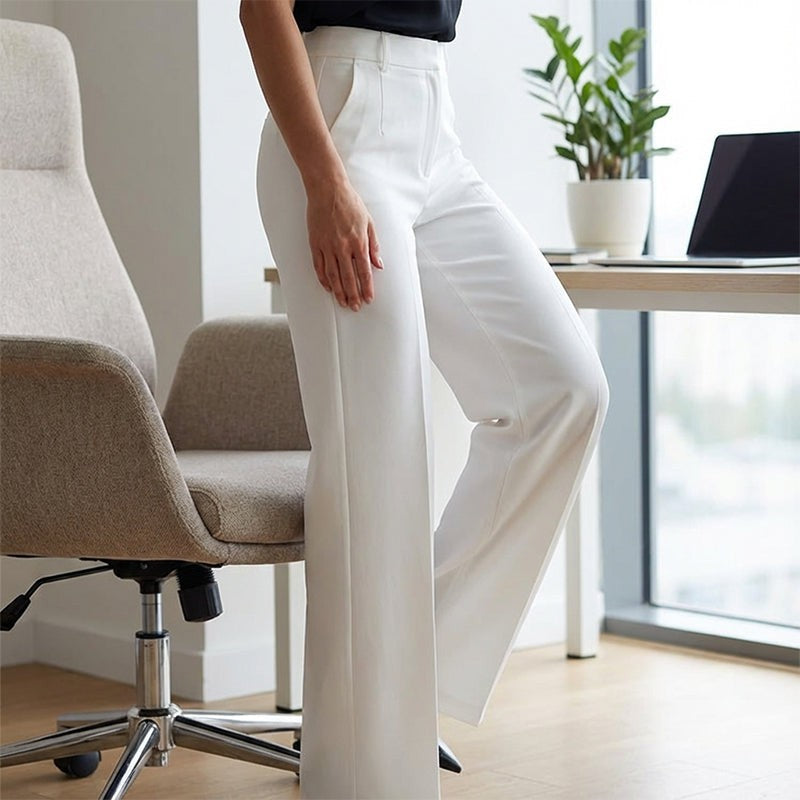Emma | Hoge taille Wide-Leg Pakbroek