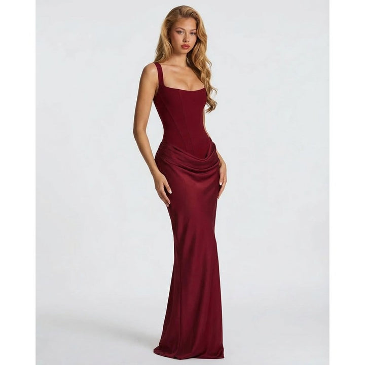 Olivia | Tailliertes Korsett-Maxikleid