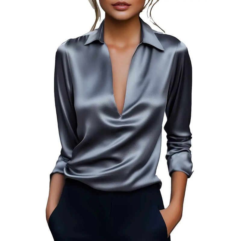 Sophie | Diepe V-hals Blouse