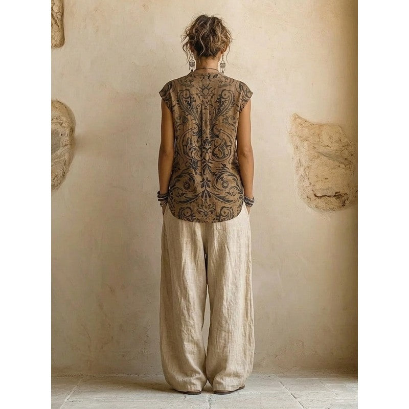 Nina | Relaxte driedelige damesset