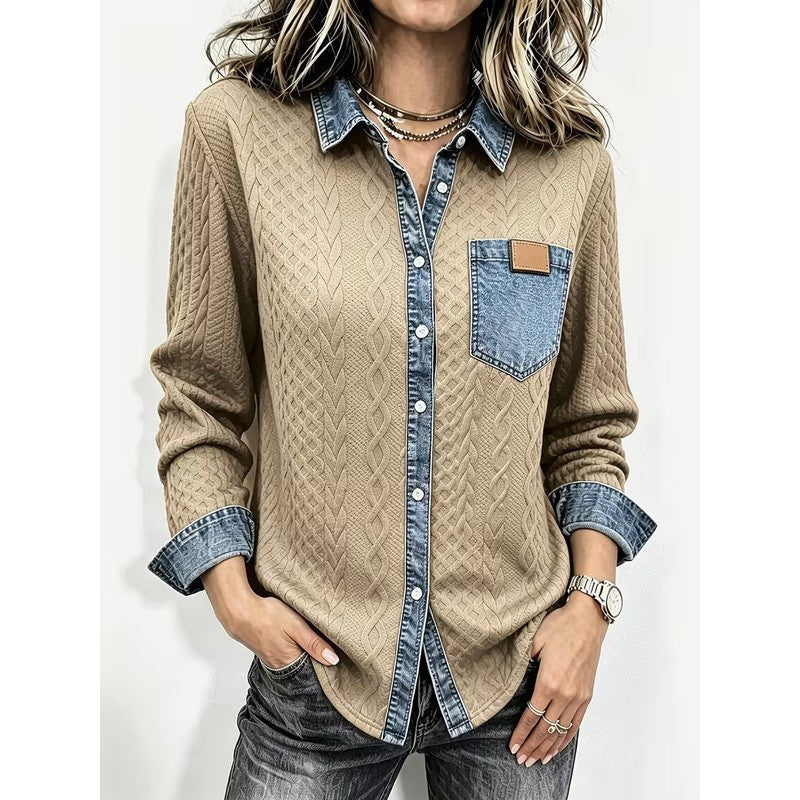 Elise | -Accent Lange Mouwen Shirt