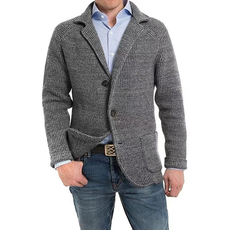 Homens | Blazer com lapelas entalhadas
