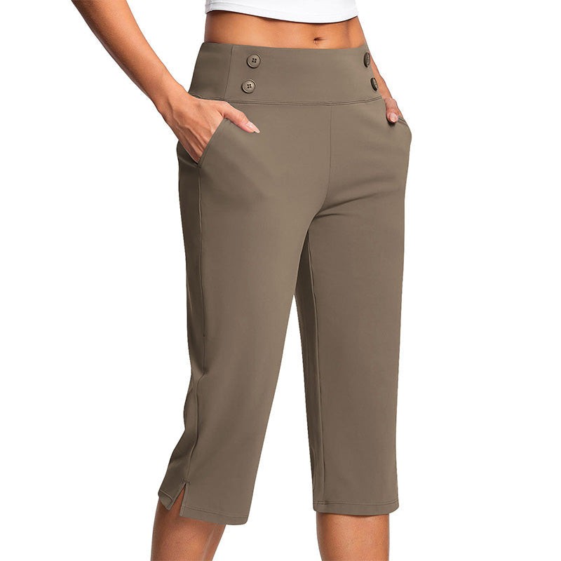 Lotte | Yoga Capribroek met Hoge Taille