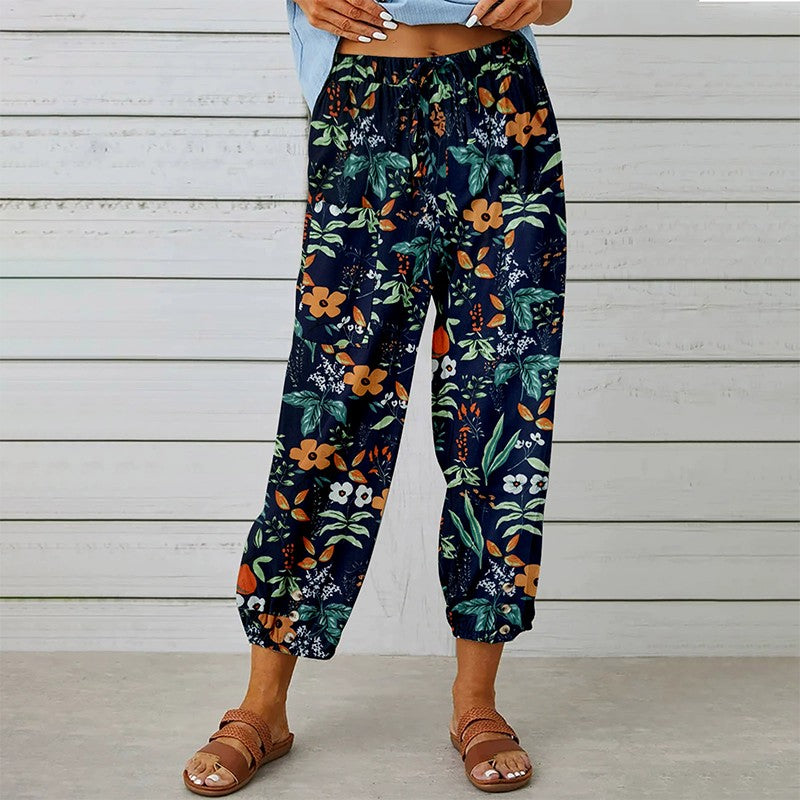 Hendrika | Bloemenprint Hoge Taille Harembroek
