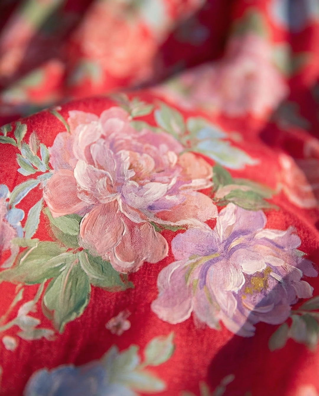 Odilia | Lagen-Midikleid mit Blumenmuster