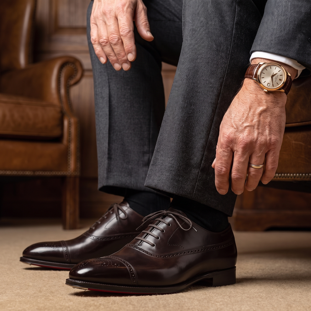 Tineke | Sapatos Oxford de couro com atacadores