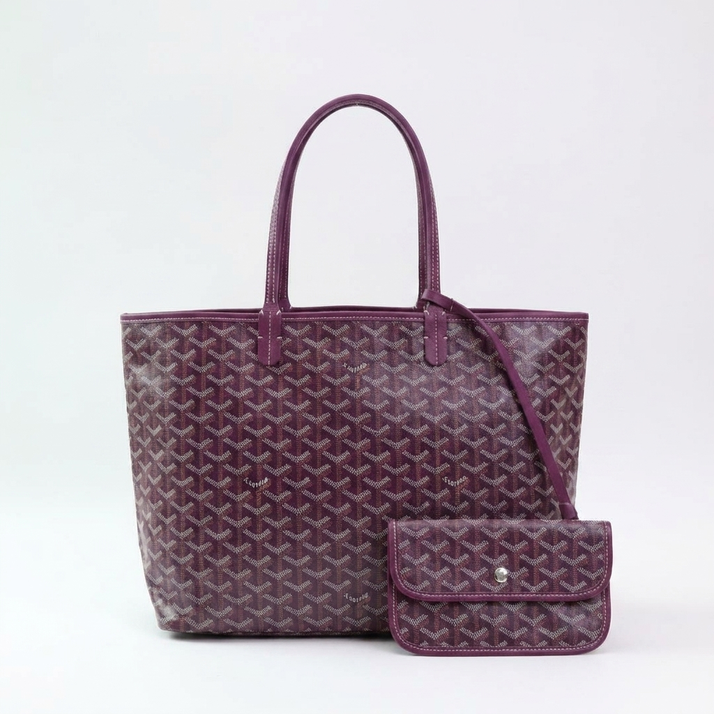 Sanne | Geometrische Shopper-Tasche mit Etui