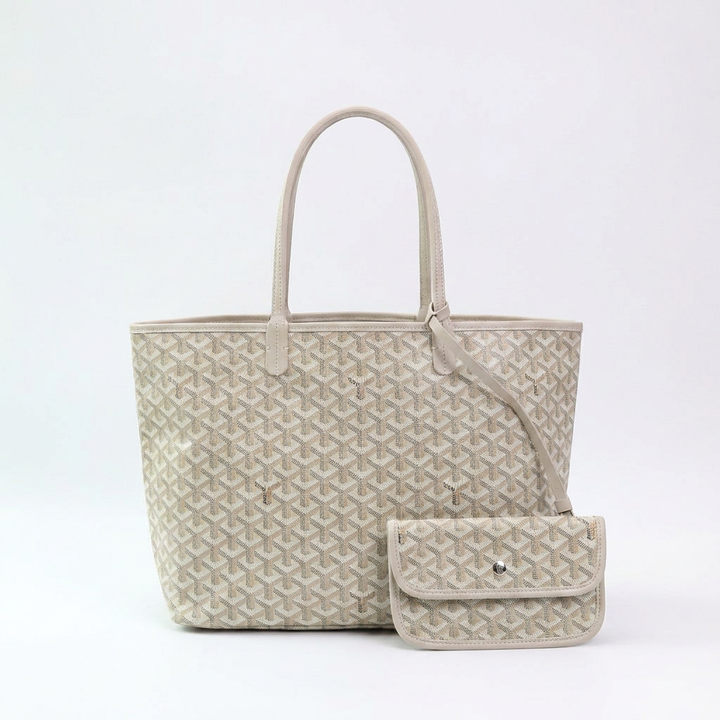 Sanne | Geometrische Shopper-Tasche mit Etui