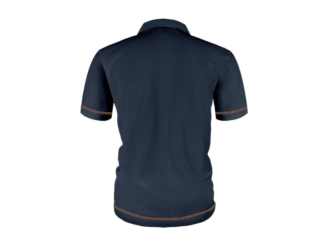 Thijs | Luftiges Poloshirt mit Struktur