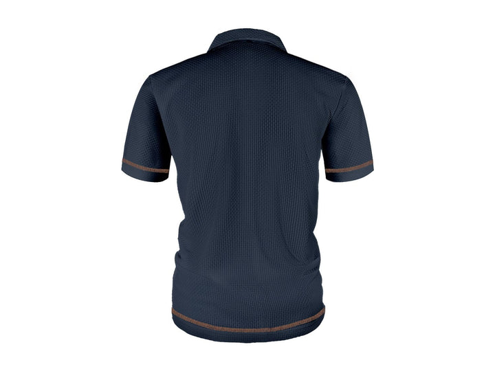 Thijs | Luftiges Poloshirt mit Struktur