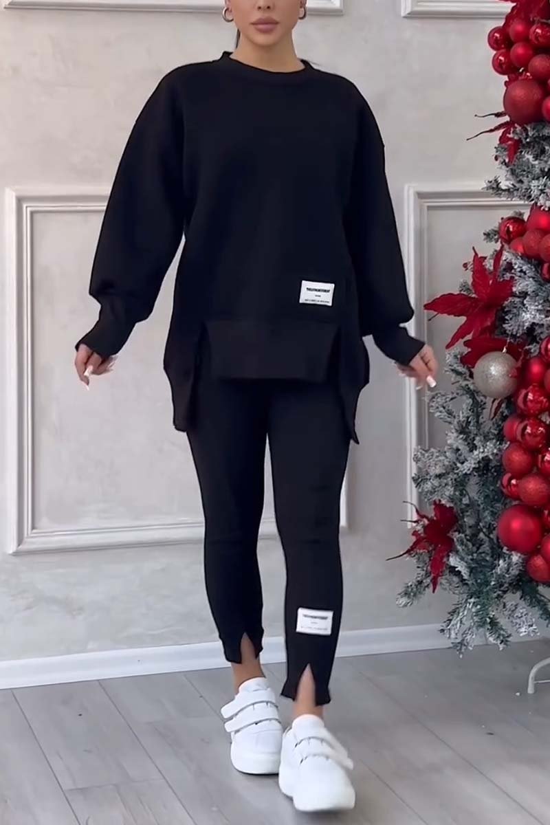 Quirine | Ensemble deux pièces oversize en tweed