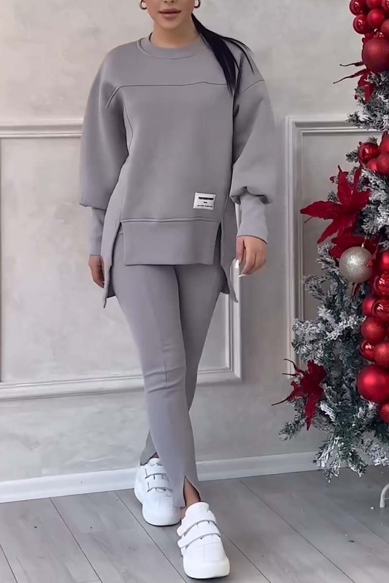 Quirine | Ensemble deux pièces oversize en tweed