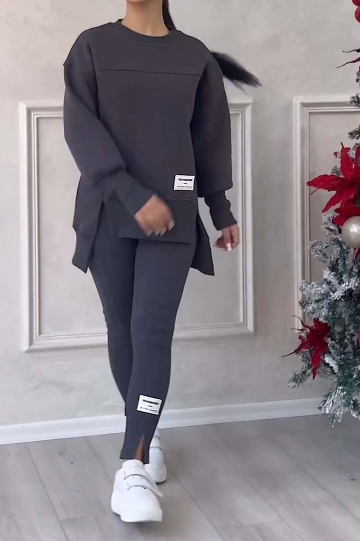 Quirine | Ensemble deux pièces oversize en tweed