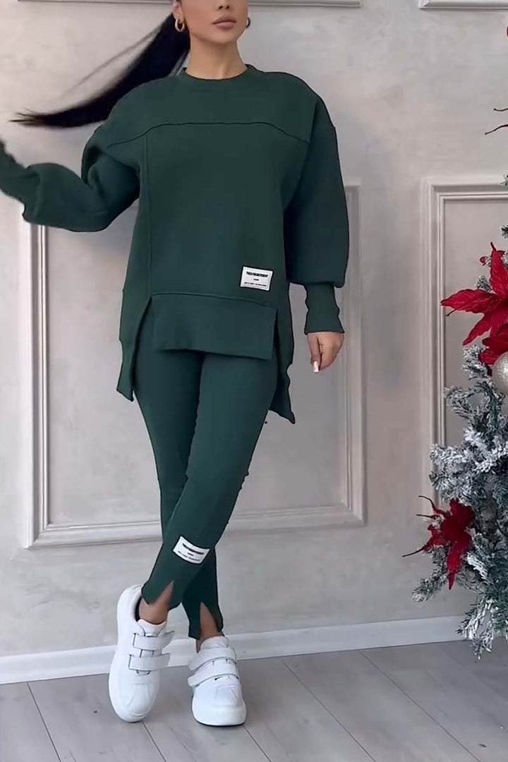Quirine | Ensemble deux pièces oversize en tweed