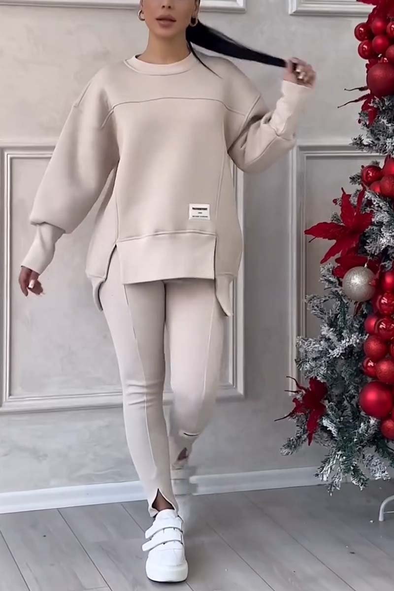 Quirine | Ensemble deux pièces oversize en tweed
